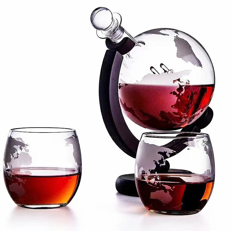 Decanter Globe Set - 위스키 유리 세트 크리스탈 글로브 주류