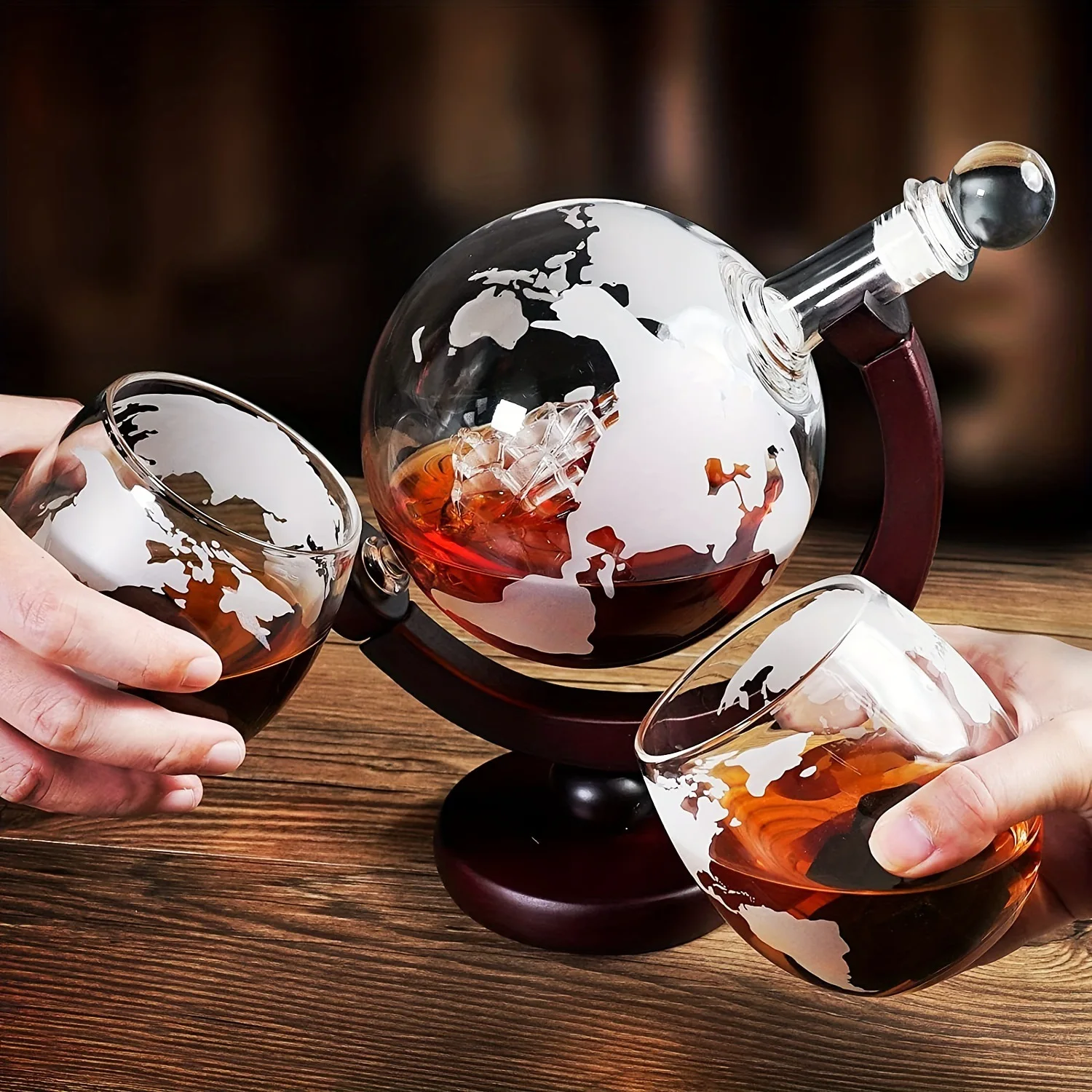 850ml 위스키 글로브 디캔터 세트(2개의 에칭 글로 - Decanter Globe Set 리뷰 및 가격