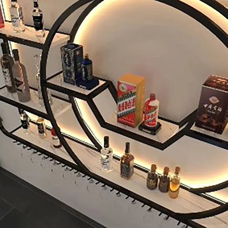 와인 나이트클럽 진열장 선반 공간 절약형 높이형 수납  - Home Bar Shelves 리뷰 및 가격