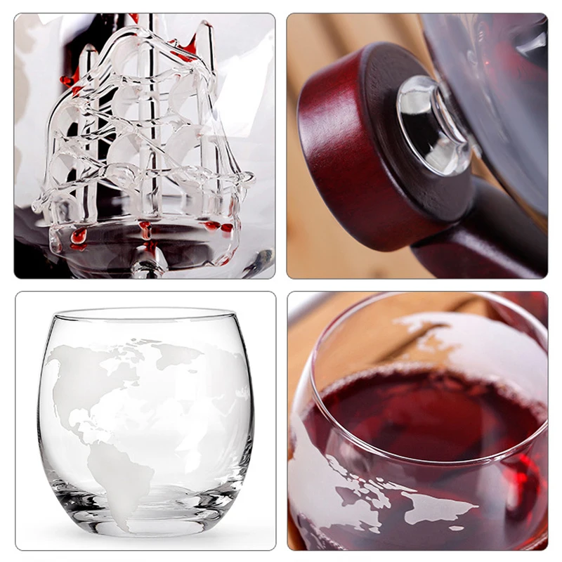 위스키 디켄터 글로브 와인 잔 세트 크리스탈 위스키 카 - Decanter Globe Set 리뷰 및 가격