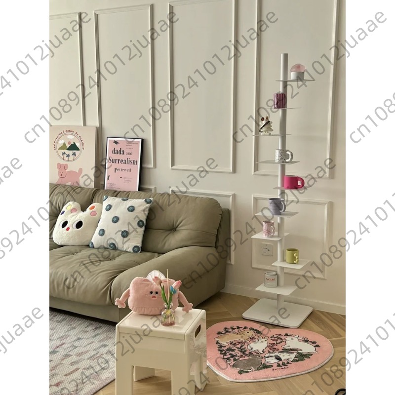 회전식 투명 책장, 거실, 철제 공예 진열대, 9단 진 - Home Bar Shelves 리뷰 및 가격