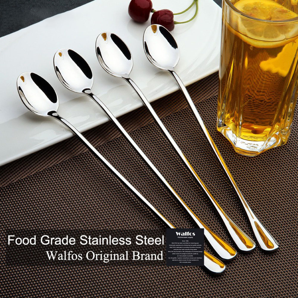 6pcs 스테인레스 스틸 아이스 티 특종 디저트 스푼  - Ice Pick Pick 리뷰 및 가격