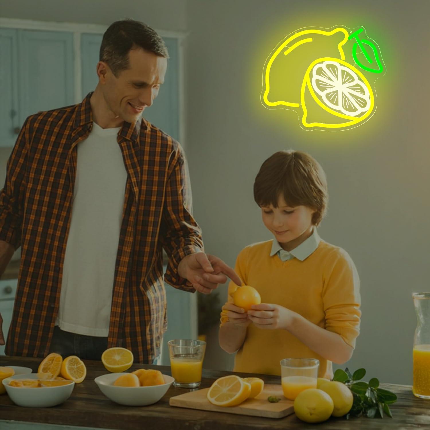 레몬 네온사인 디머블 LED 조명 사인, 가정용 주방  - Home Bar And Kitchen 리뷰 및 가격