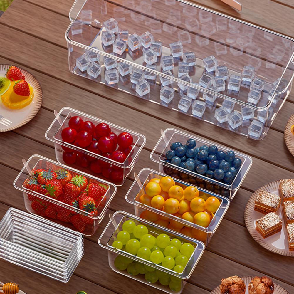 타코 바 파티용 서빙 세트, 아이스 냉장 조미료 정리함 - Garnish Tray Set 리뷰 및 가격