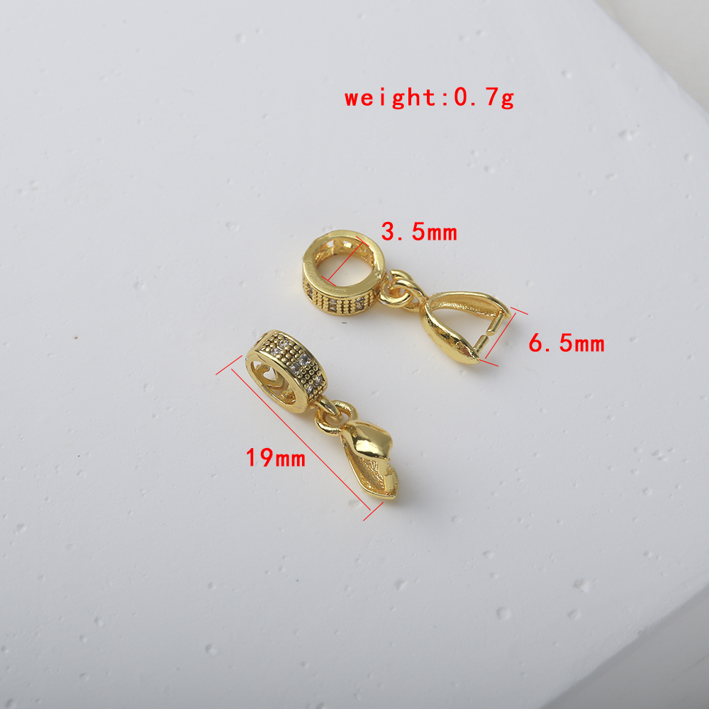 마이크로 페이브 CZ 펜던트 핀치 베일 황동 골드 도금 - Ice Pick Pick 리뷰 및 가격