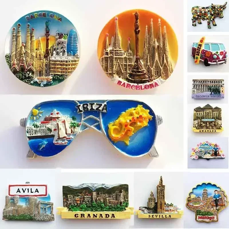 스페인 냉장고 자석 콜럼버스 그라나다 이비자 세빌리아  - Home Barcelona 리뷰 및 가격